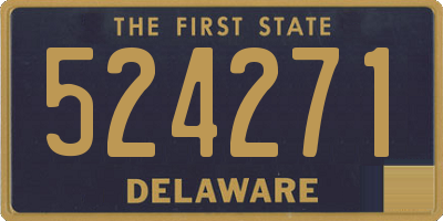 DE license plate 524271
