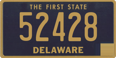 DE license plate 52428