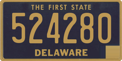 DE license plate 524280