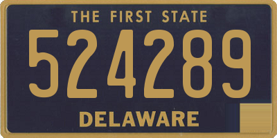 DE license plate 524289