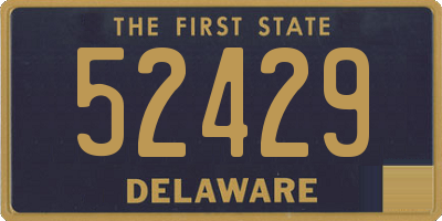 DE license plate 52429