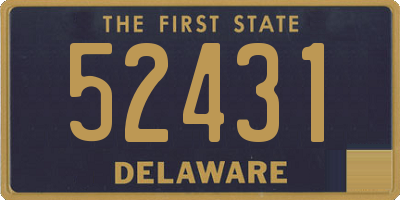 DE license plate 52431