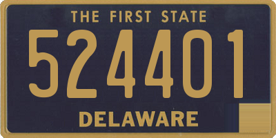 DE license plate 524401