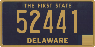 DE license plate 52441