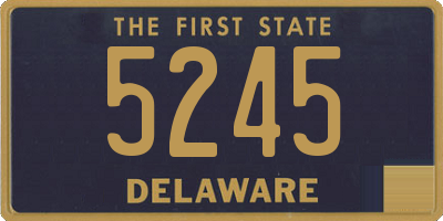 DE license plate 5245