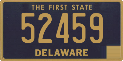 DE license plate 52459