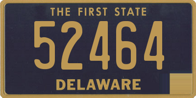 DE license plate 52464