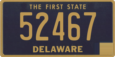 DE license plate 52467