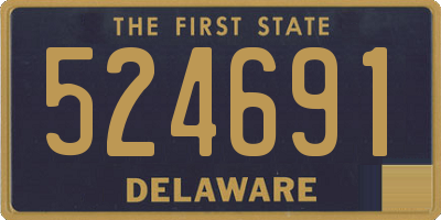 DE license plate 524691