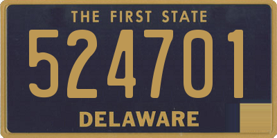 DE license plate 524701