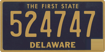 DE license plate 524747