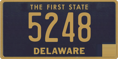 DE license plate 5248