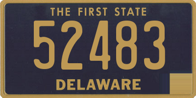 DE license plate 52483