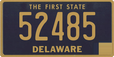 DE license plate 52485