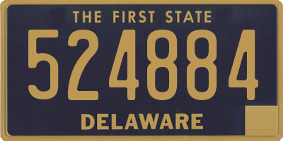 DE license plate 524884