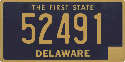 DE license plate 52491