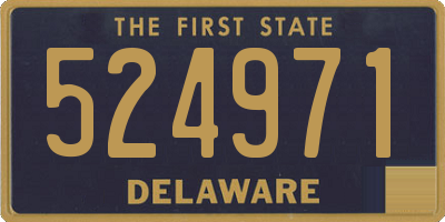 DE license plate 524971