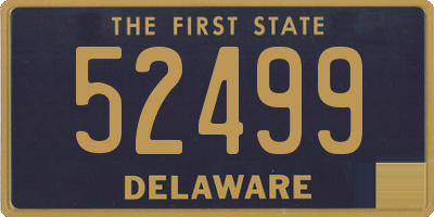 DE license plate 52499