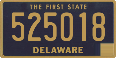 DE license plate 525018