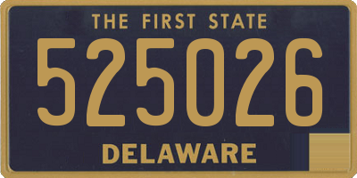 DE license plate 525026