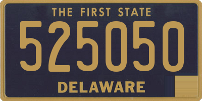 DE license plate 525050
