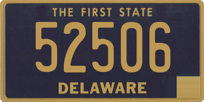 DE license plate 52506