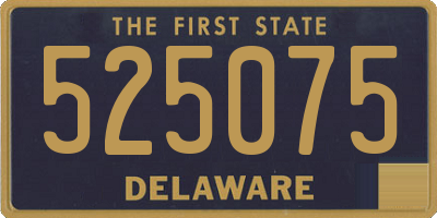 DE license plate 525075