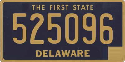 DE license plate 525096