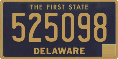 DE license plate 525098