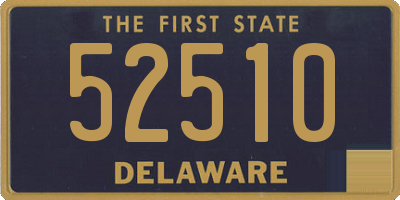 DE license plate 52510