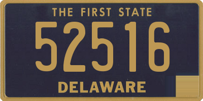 DE license plate 52516