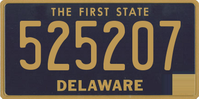 DE license plate 525207