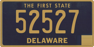 DE license plate 52527