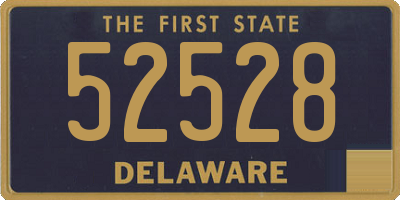 DE license plate 52528