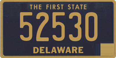 DE license plate 52530