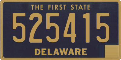 DE license plate 525415
