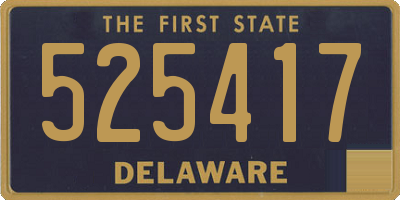 DE license plate 525417