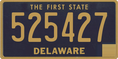 DE license plate 525427