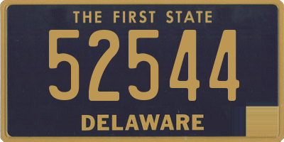 DE license plate 52544