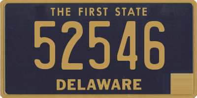 DE license plate 52546
