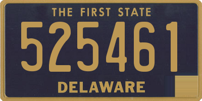 DE license plate 525461