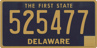 DE license plate 525477