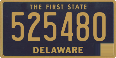 DE license plate 525480