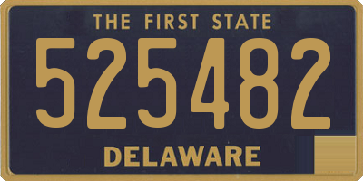 DE license plate 525482
