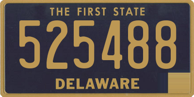 DE license plate 525488