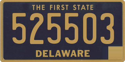 DE license plate 525503