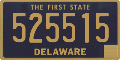 DE license plate 525515