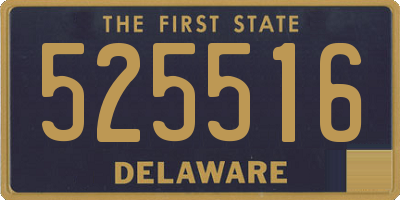 DE license plate 525516