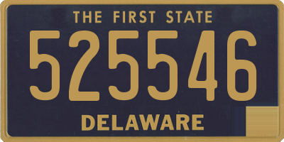 DE license plate 525546