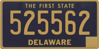 DE license plate 525562